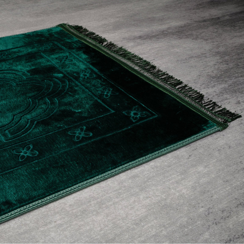 Gebetsteppich Grün mit Muster - Myprayrug