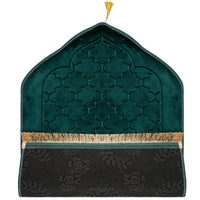 Premium Gebetsteppich Grün, 70 x 110 cm - Myprayrug