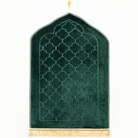 Premium Gebetsteppich Grün, 70 x 110 cm - Myprayrug