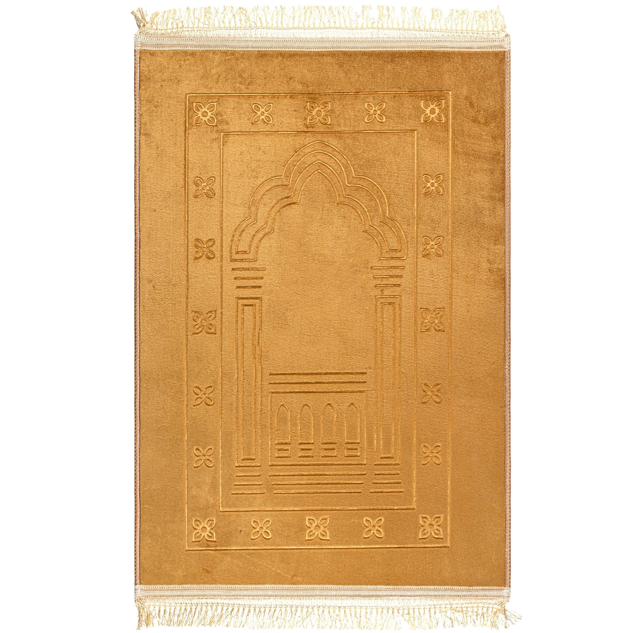 Gebetsteppich in Farbe Gold - Myprayrug