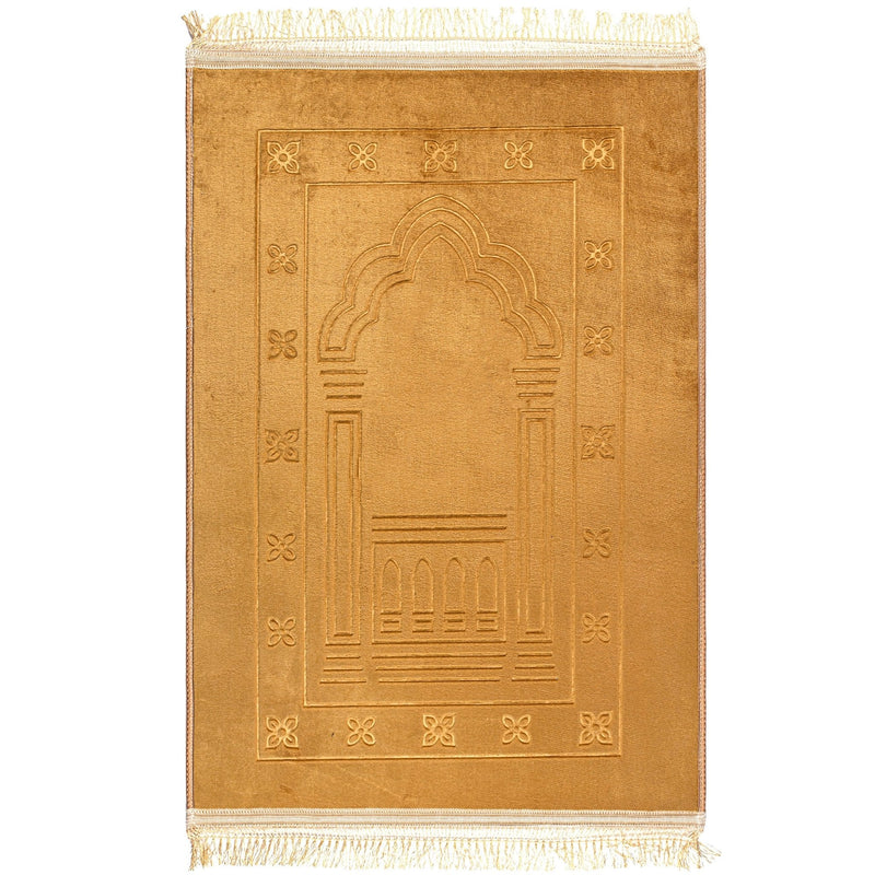 Gebetsteppich in Farbe Gold - Myprayrug