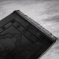 Gebetsteppich Schwarz mit Muster - Myprayrug