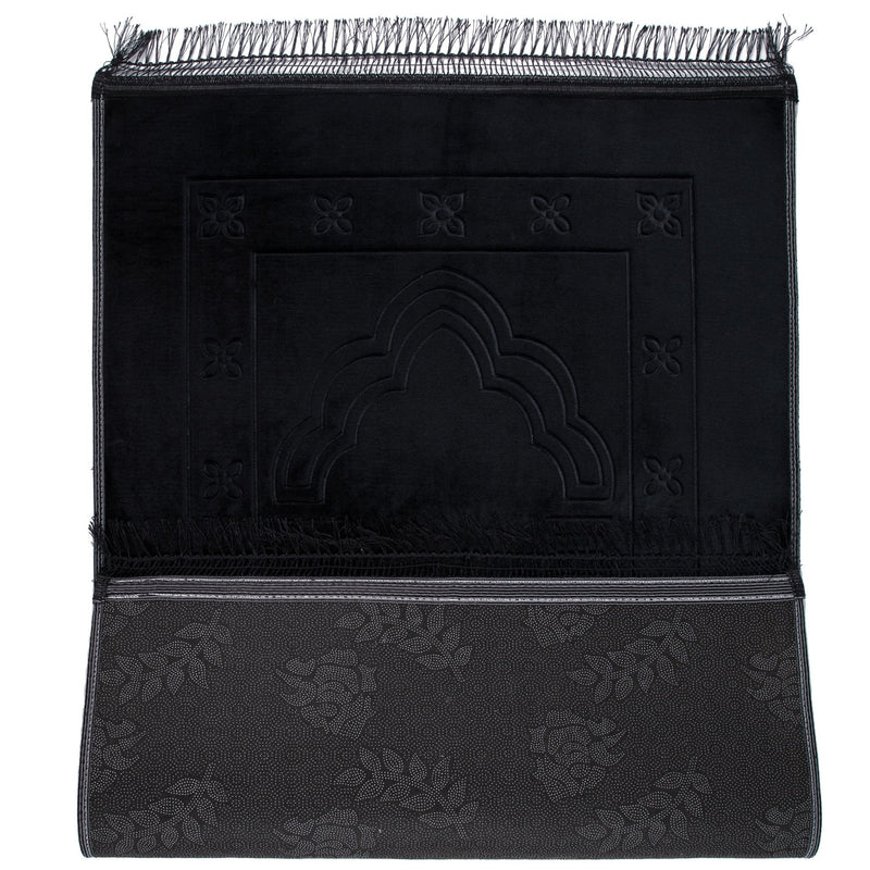 Gebetsteppich Schwarz mit Muster - Myprayrug