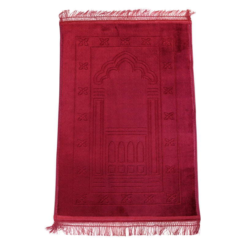 Gebetsteppich Rot mit Muster - Myprayrug