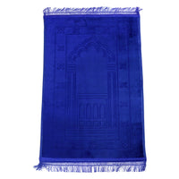 Gebetsteppich Blau mit Muster - Myprayrug