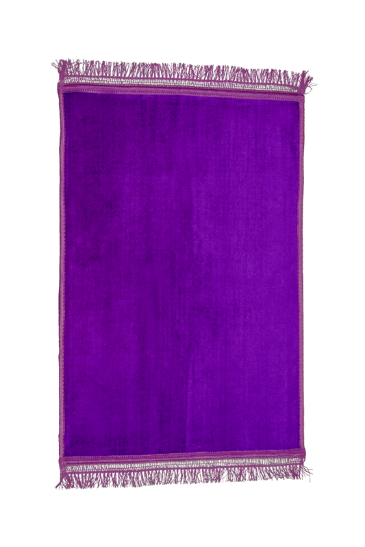 Gebetsteppich von Myprayrug in Farbe Violett ohne Muster