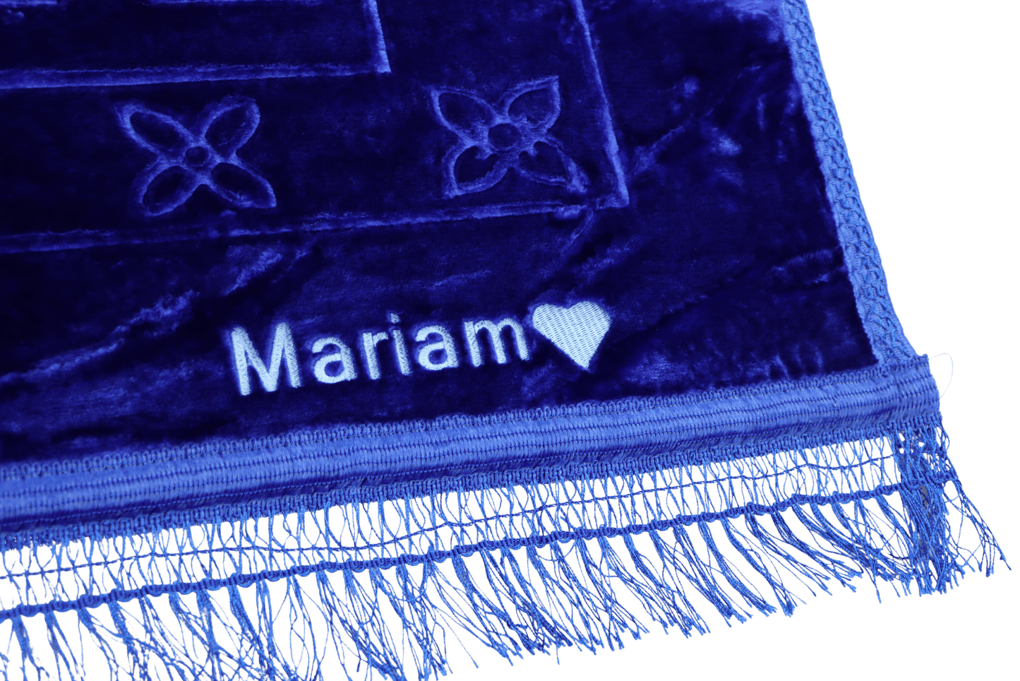 Gebetsteppich ,,MARIAM'' - Myprayrug Bestickt mit Muster