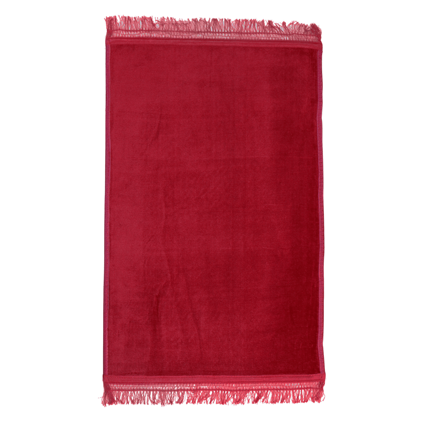 Gebetsteppich von Myprayrug in Farbe Rot ohne Muster