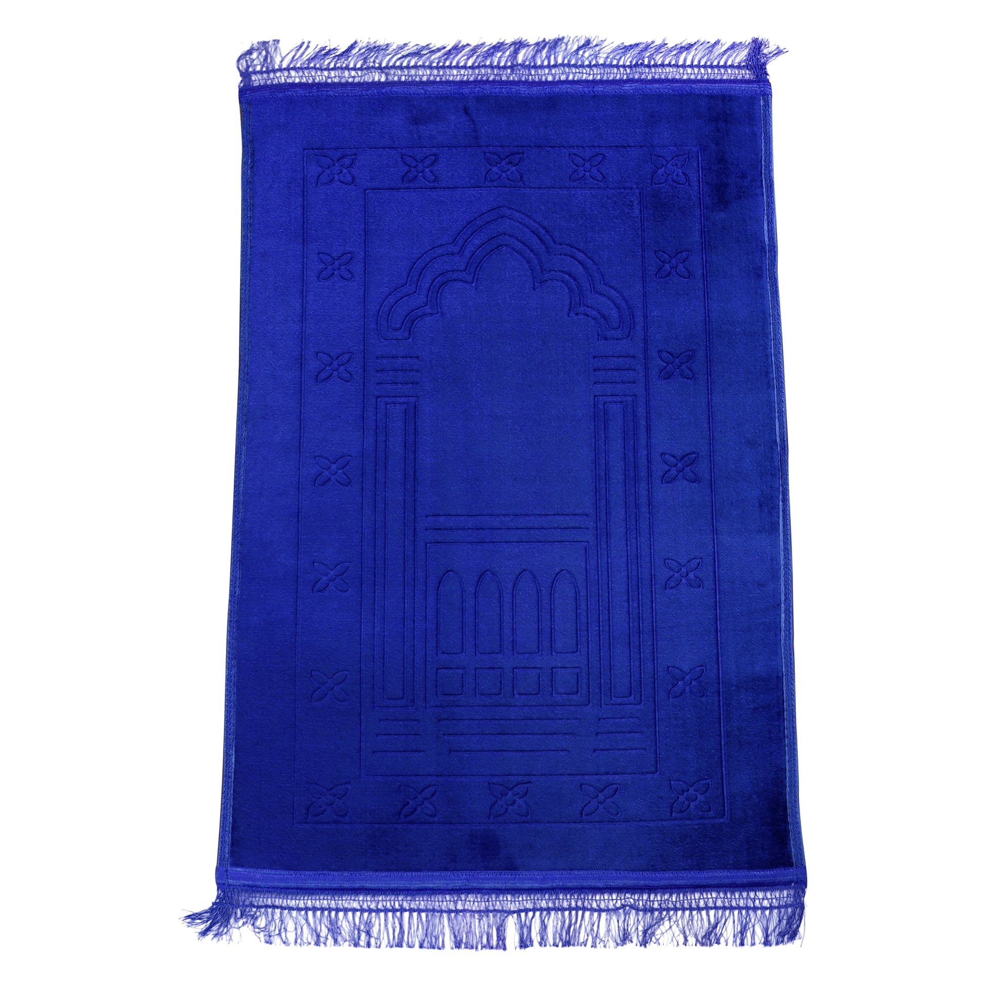 Gebetsteppich von Myprayrug in Farbe Blau mit Muster